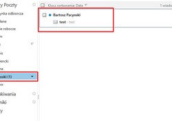 Do sprawdzenia naszego filtra tworzymy nową wiadomość email i wprowadzamy adres kt&oacute;ry użyliśmy, a następnie wysyłamy wiadomość testową. Jeżeli wszystko zostało utworzone poprawnie system automatycznie przeniesie nowy email do wskazanego powyżej folderu.